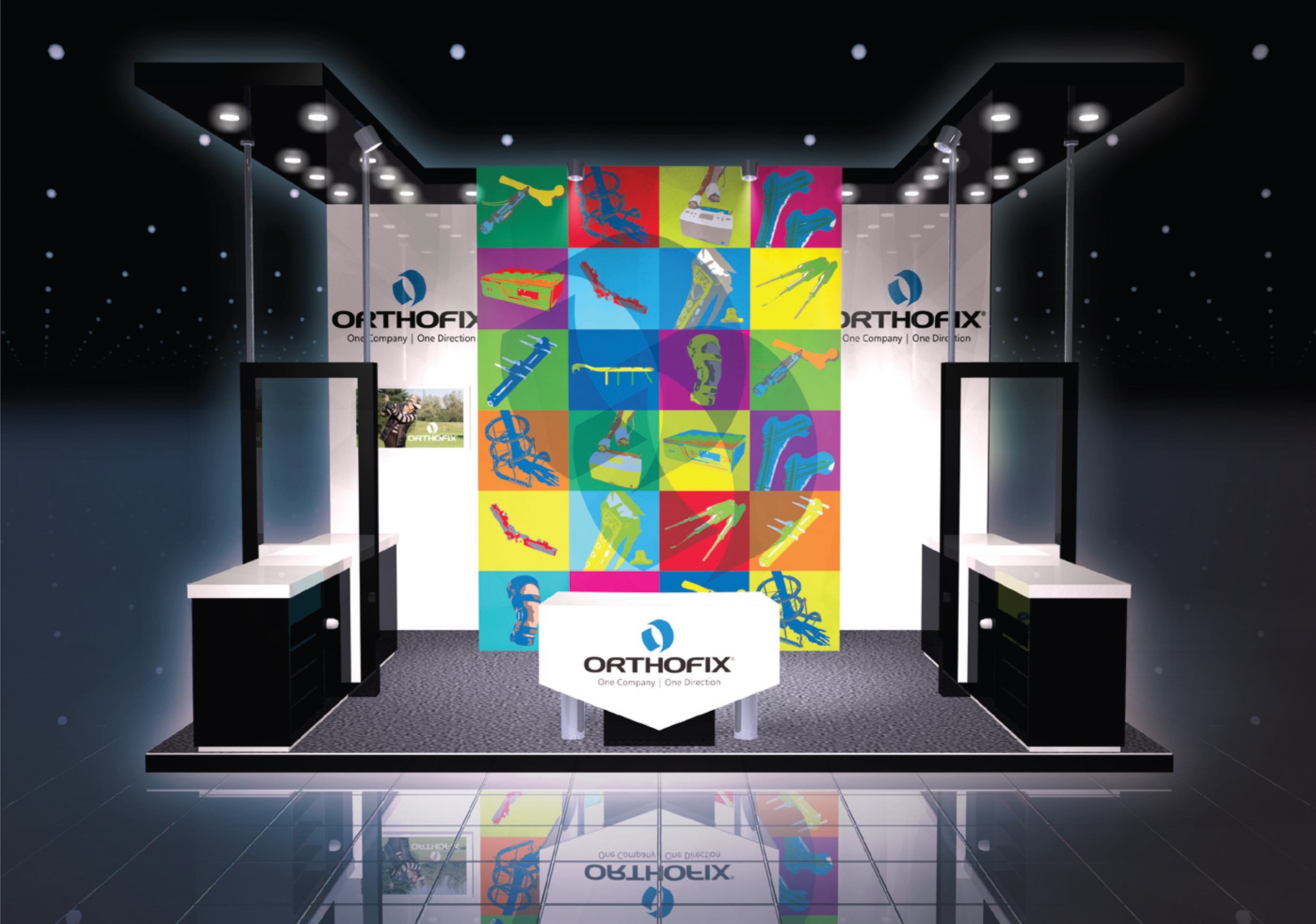 Orthofix exhibition graphic central