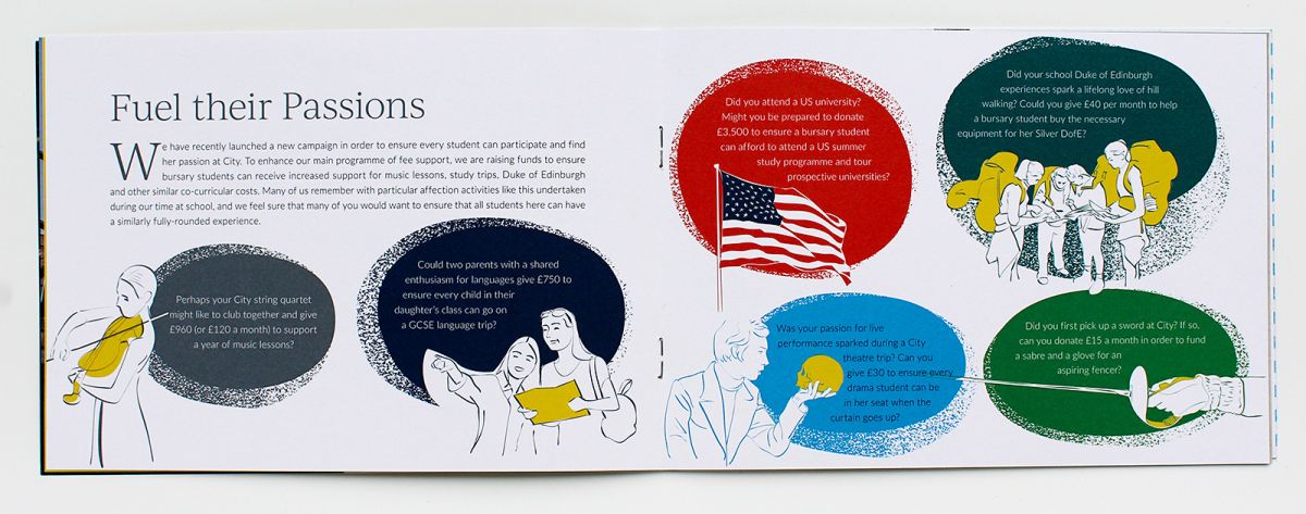 Illustrated stories of student experiences