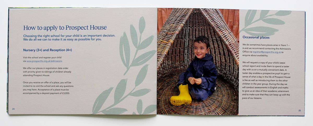 Prospectus boy in tent